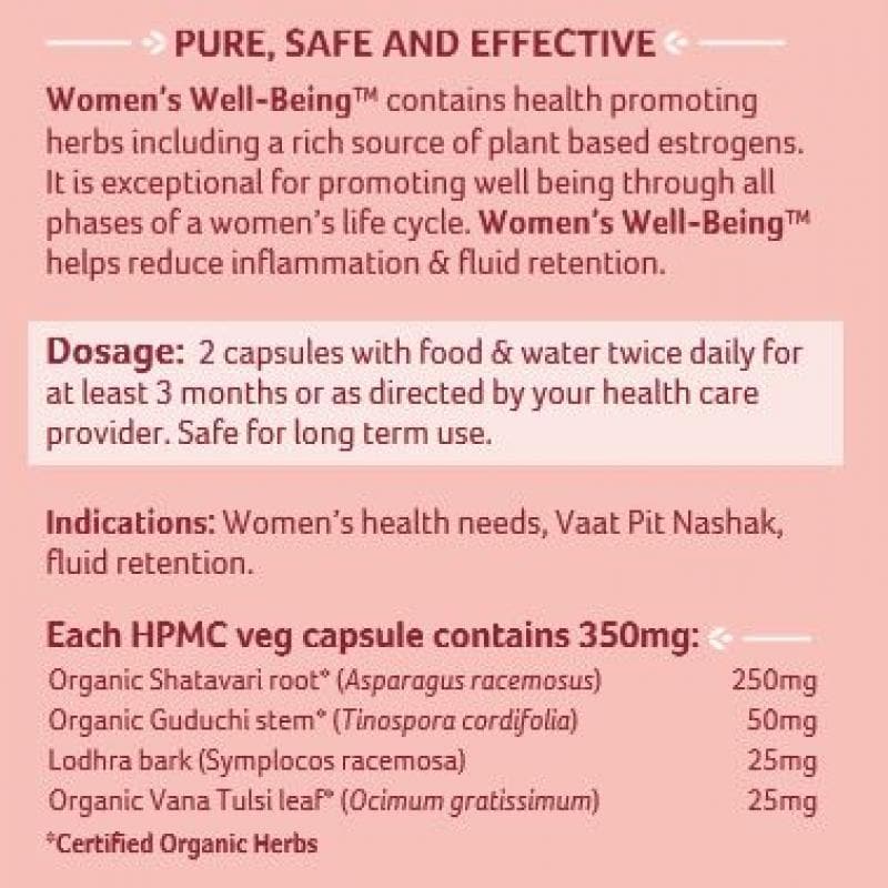 Organic India Women Well Being Capsules - Grab2buy