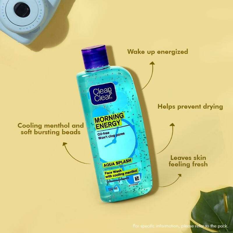 Clean & Clear Morning Energy Aqua Splash Face Wash - Grab2buy