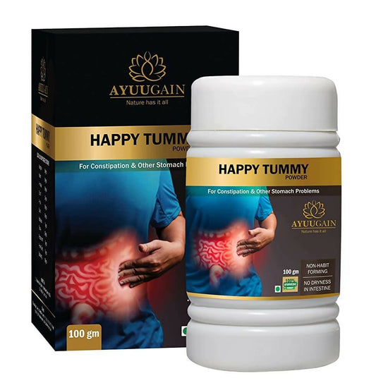 Ayuugain Happy Tummy Powder for Constipation Relief - Grab2buy