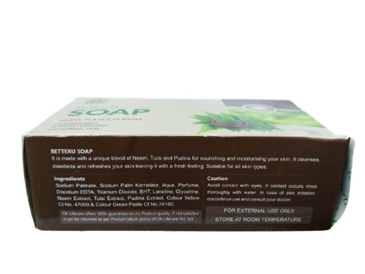 BetterU Neem, Tulsi & Pudina Soap Grab2Buy BetterU Grab2Buy