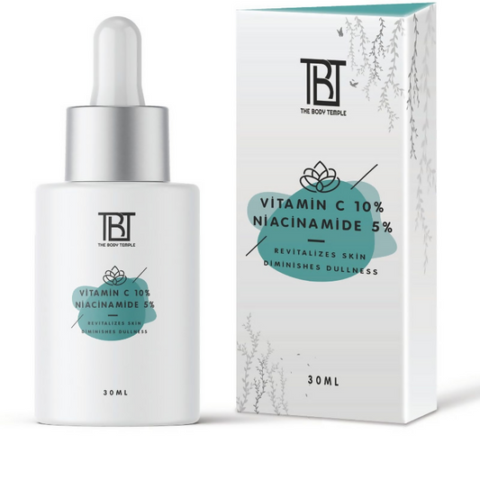 The Body Temple Vitamin C 10% + Niacinamide 5% Face Serum Grab2Buy The Body Temple Grab2Buy