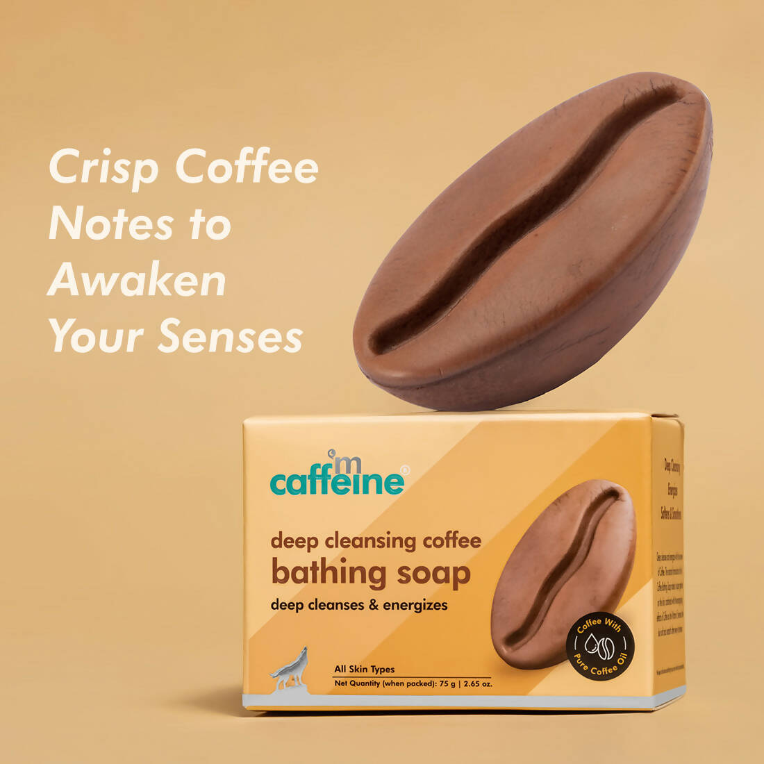mCaffeine Deep Cleansing Coffee Bathing Bar - Distacart
