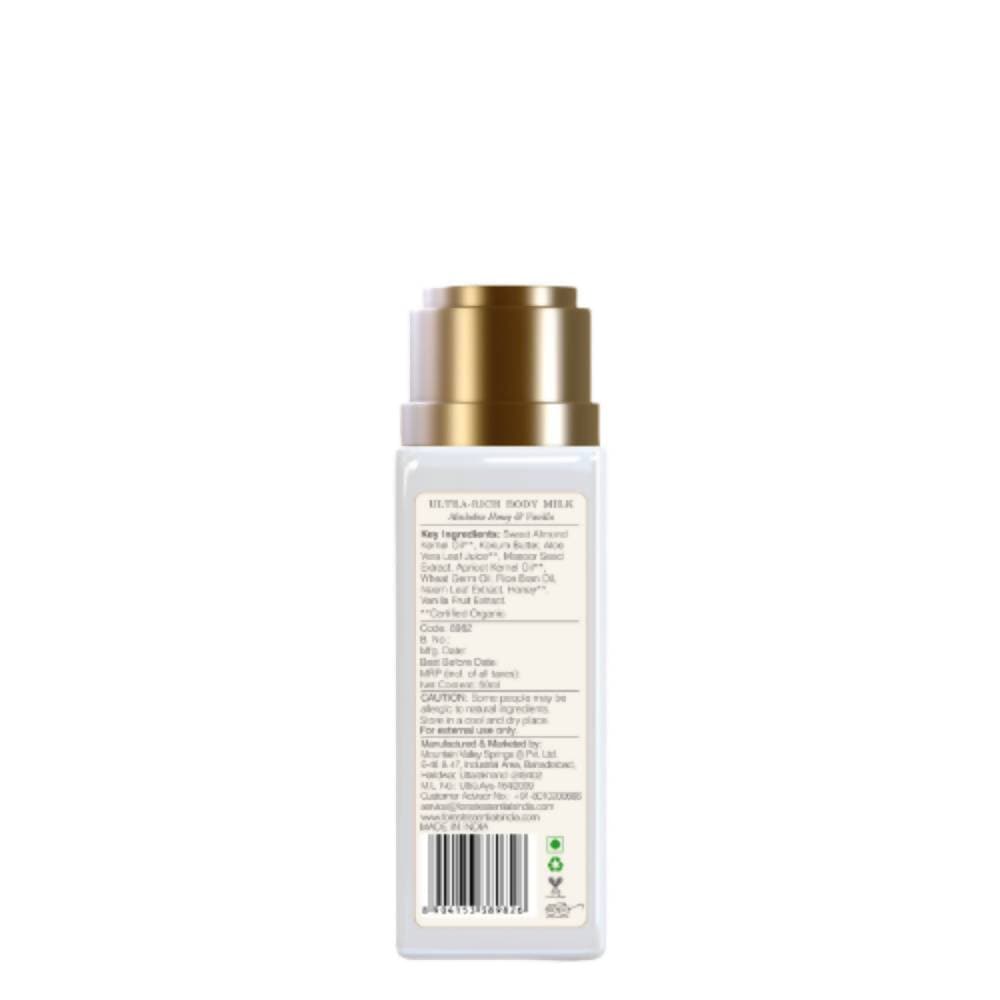 Forest Essentials Ultra-Rich Body Milk Mashobra Honey & Vanilla - Grab2buy