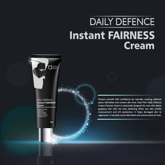 Qraa Men Daily Defence Instant Fairness Cream Grab2Buy Qraa Men Grab2Buy