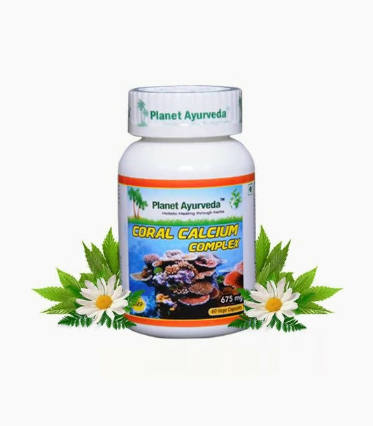 Planet Ayurveda Coral Calcium Complex Capsules - Grab2buy