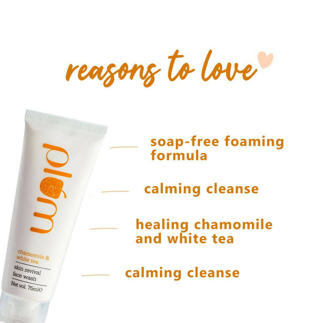 Plum Chamomile & White Tea Skin Revival Face Wash - Grab2buy