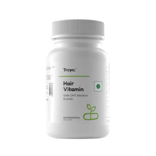 Traya Hair Vitamins with Biotin and Bhringraj Capsules Grab2Buy Traya Grab2Buy
