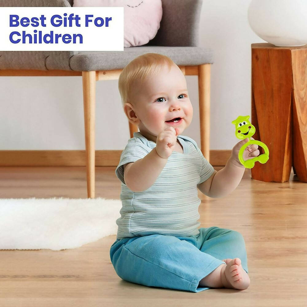 Cable World Colourful Plastic Non Toxic Attractive Rattle Combo - Grab2buy