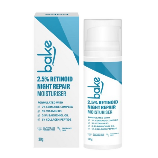 Bake 2.5% Retinoid Night Cream Bakuchiol Oil Grab2Buy Bake Grab2Buy