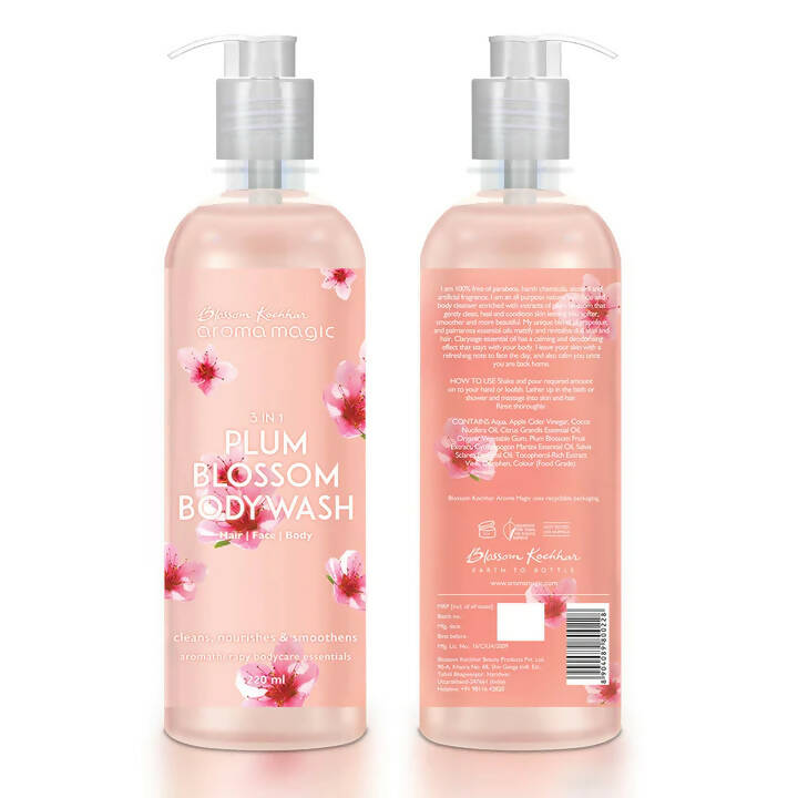 Blossom Kochhar Aroma Magic 3In1 Plum Blossom Bodywash - Grab2buy