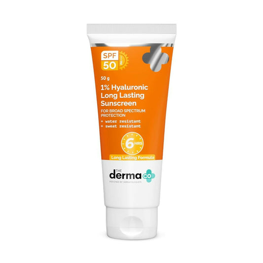The Derma Co 1% Hyaluronic Long Lasting Sunscreen SPF 50 Pa++++ Grab2Buy The Derma Co Grab2Buy
