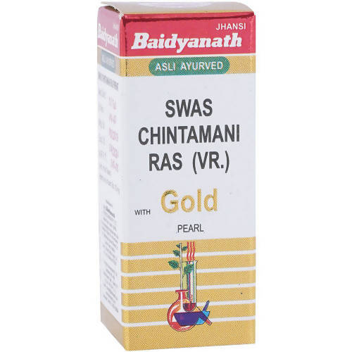 Baidyanath Jhansi Swas Chintamani Ras (VR.) With Gold Tablets Grab2Buy Baidyanath Jhansi Grab2Buy