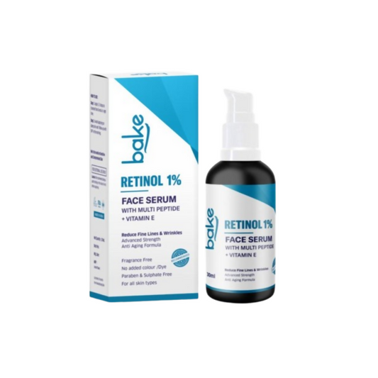 Bake Retinol 1% Face Serum With Multi Peptide + Vitamin E Grab2Buy Bake Grab2Buy