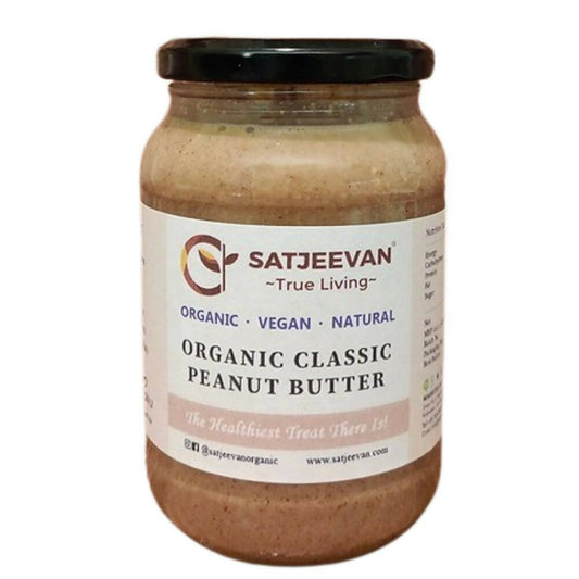 Satjeevan Organic Classic Peanut Butter - Grab2buy