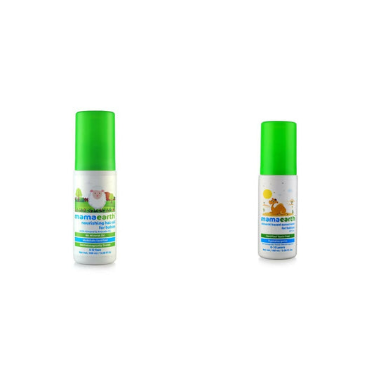 Mamaearth Nourishing Hair Oil & Mineral Based Sunscreen Genie India