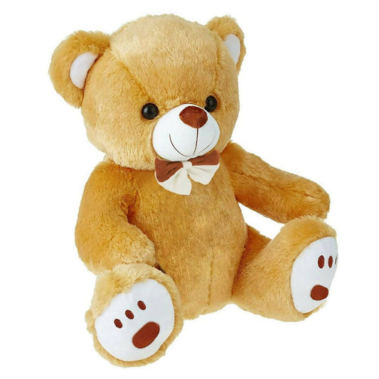 Webby Plush Cute Sitting Teddy Bear Soft Toys With Neck Bow (Brown Color) Grab2Buy Generic Grab2Buy