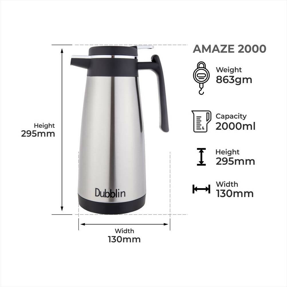 Dubblin Amaze Stainless Steel Kettle - Grab2buy