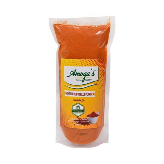 Amoga's Pickles Factory Guntur Red Chilli Powder - Grab2buy