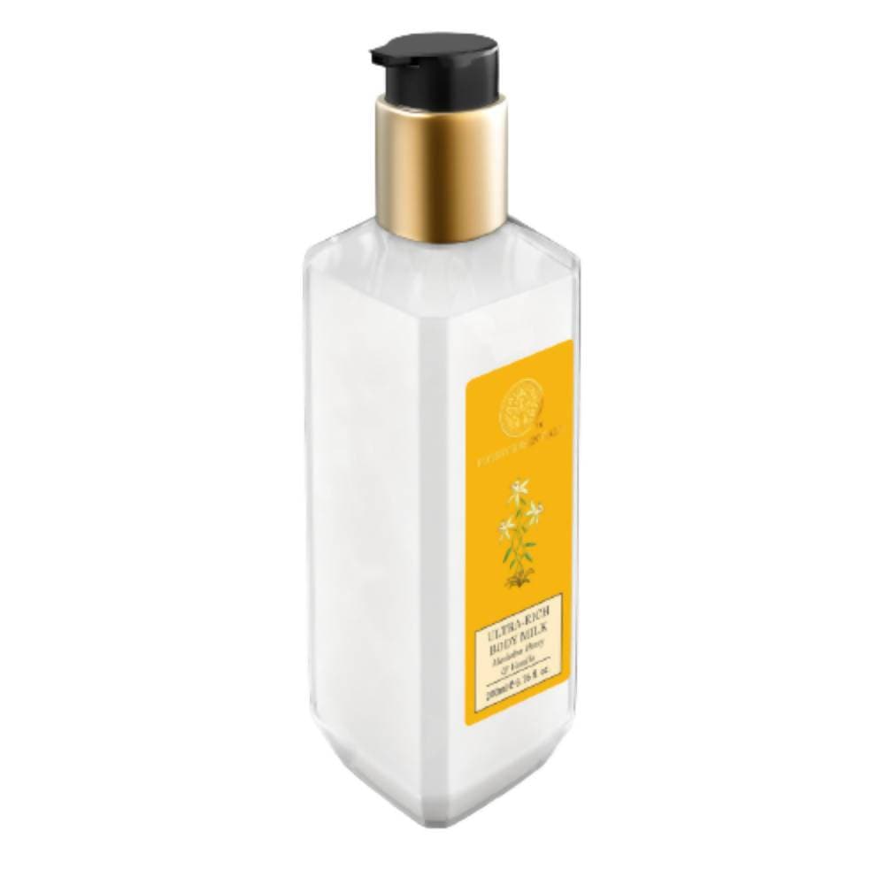 Forest Essentials Ultra-Rich Body Milk Mashobra Honey & Vanilla - Grab2buy