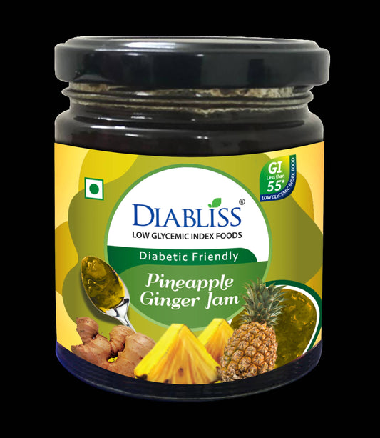 Diabliss Diabetic Friendly Pineapple Ginger Jam - Grab2buy