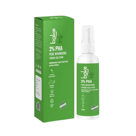 Bake 3% Pha Pore Minimising Toner With Gluconolactone & Niacinamide For Open Pores & Acne Grab2Buy Bake Grab2Buy