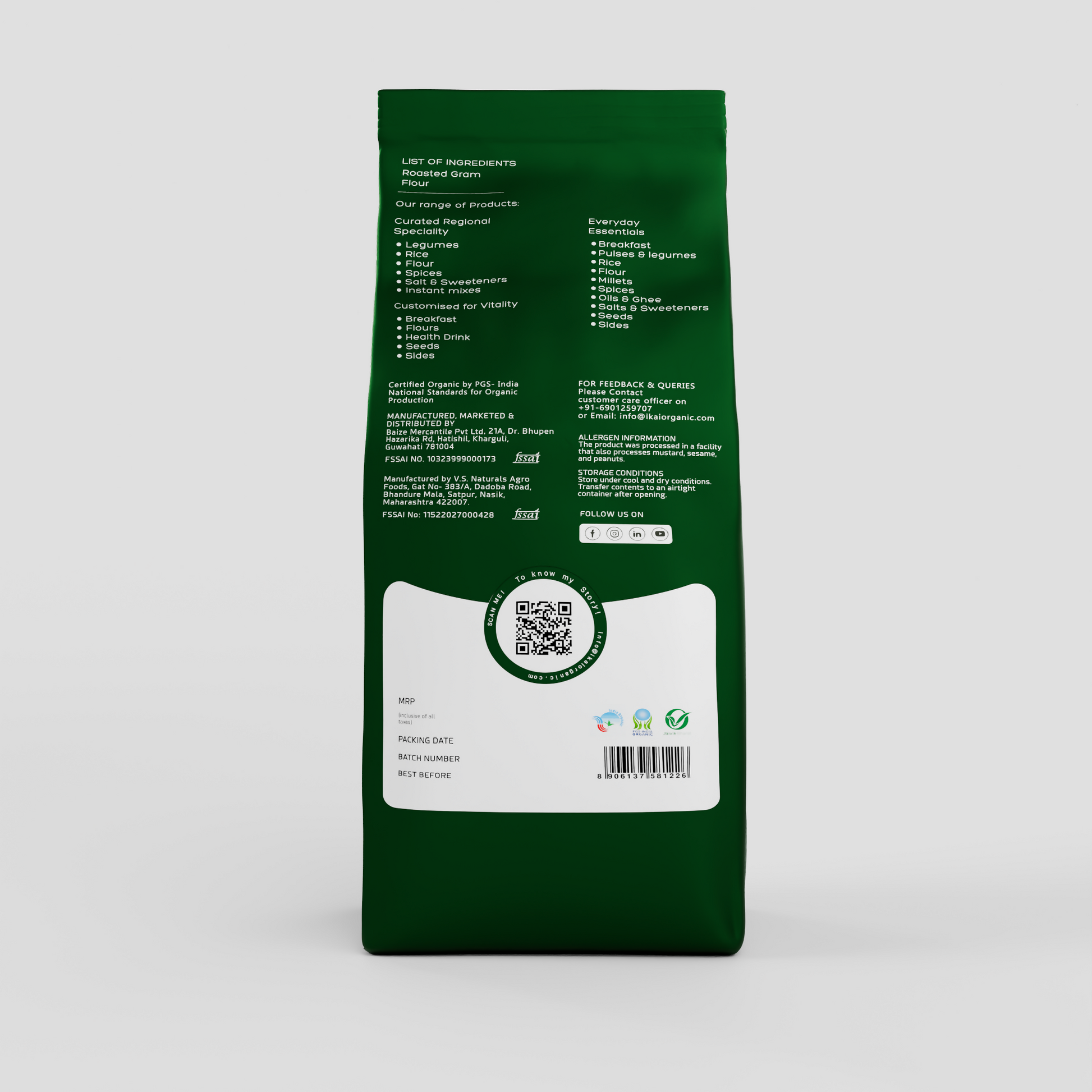 3 - Organic Sattu - 450 gm