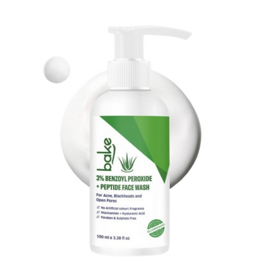 Bake 3% Benzoyl Peroxide Face Wash with Peptides Grab2Buy Bake Grab2Buy