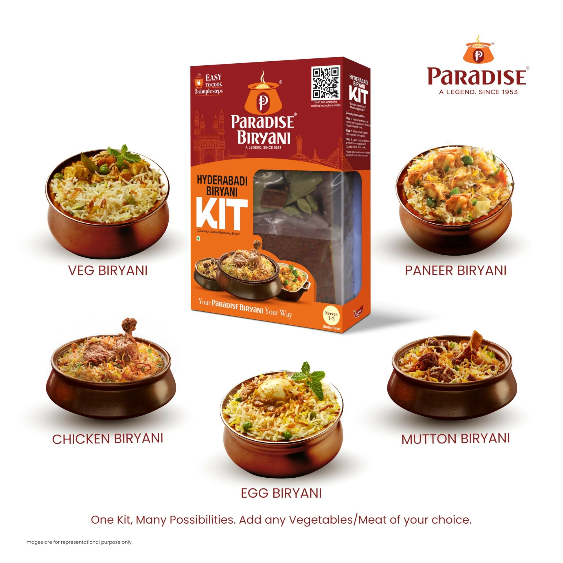 Paradise Hyderabadi Biryani Kit - Grab2buy