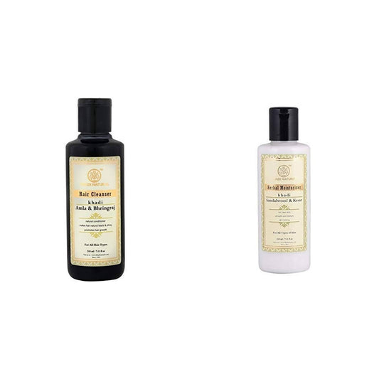 Khadi Natural Hair Cleanser And Herbal Moisturizer Combo Grab2Buy Khadi Natural Grab2Buy