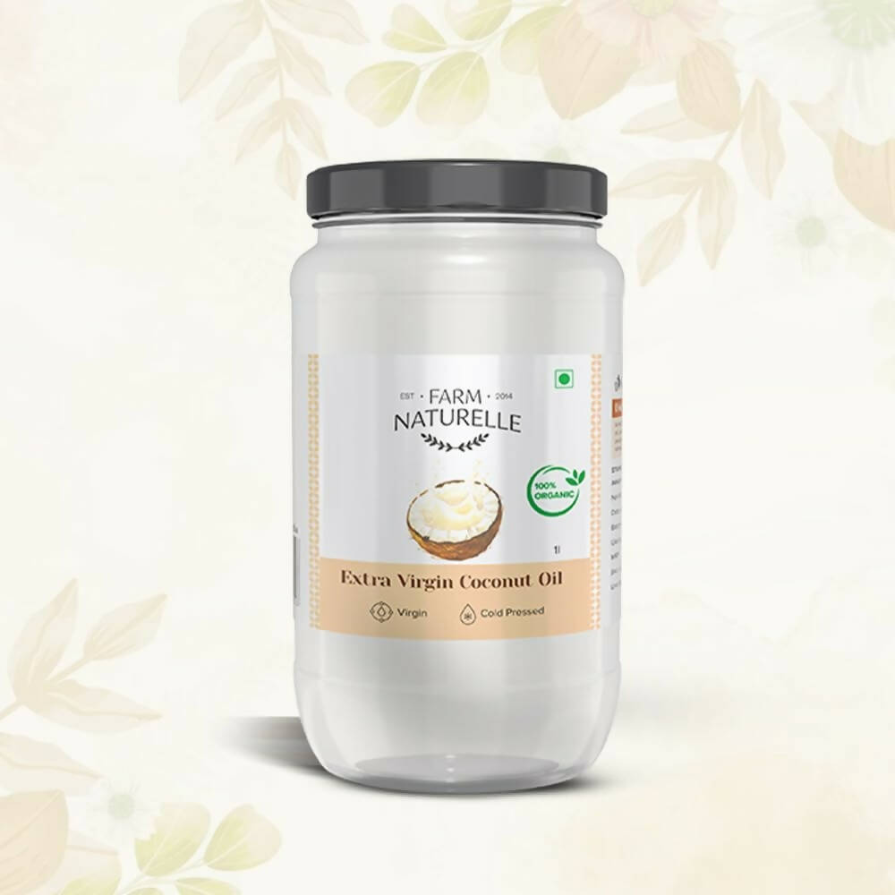 Farm Naturelle 100% Pure Organic Extra-Virgin Cold Pressed Coconut Oil - Grab2buy