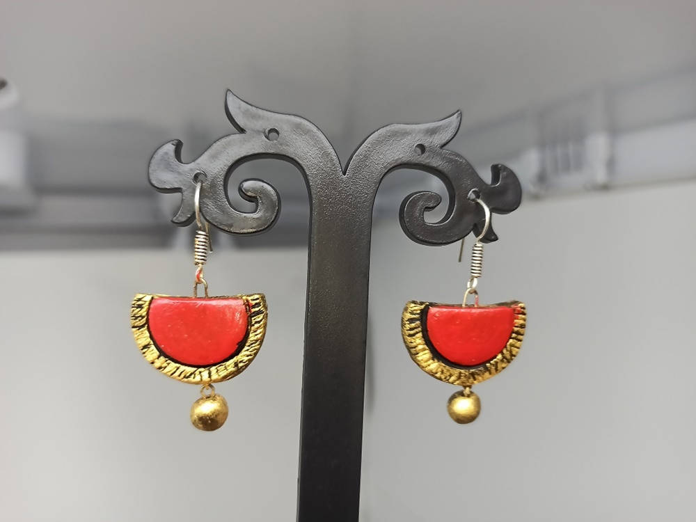 Terracotta Boho Style Hangings-Red