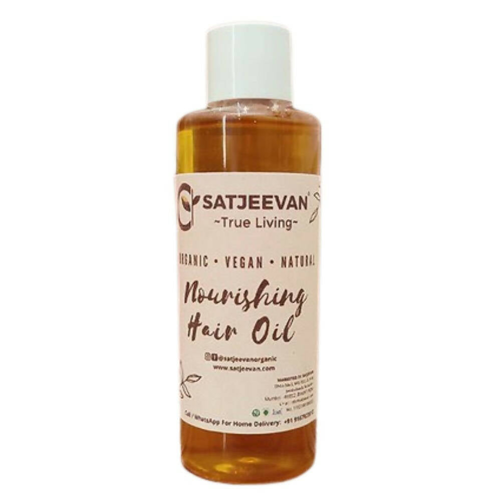 Satjeevan Organic Nourishing Hair Oil - Grab2buy