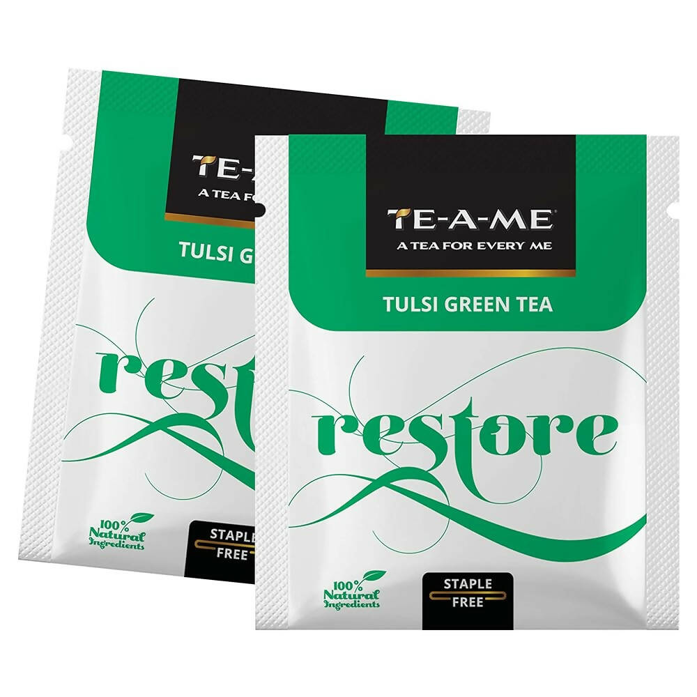 TE-A-ME Restore Tulsi Green Tea Bags - Grab2buy
