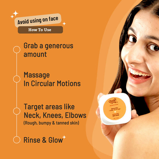 Chemist At Play Exfoliating Body Scrub + AHA Body Lotion Combo Grab2Buy Chemist At Play Grab2Buy