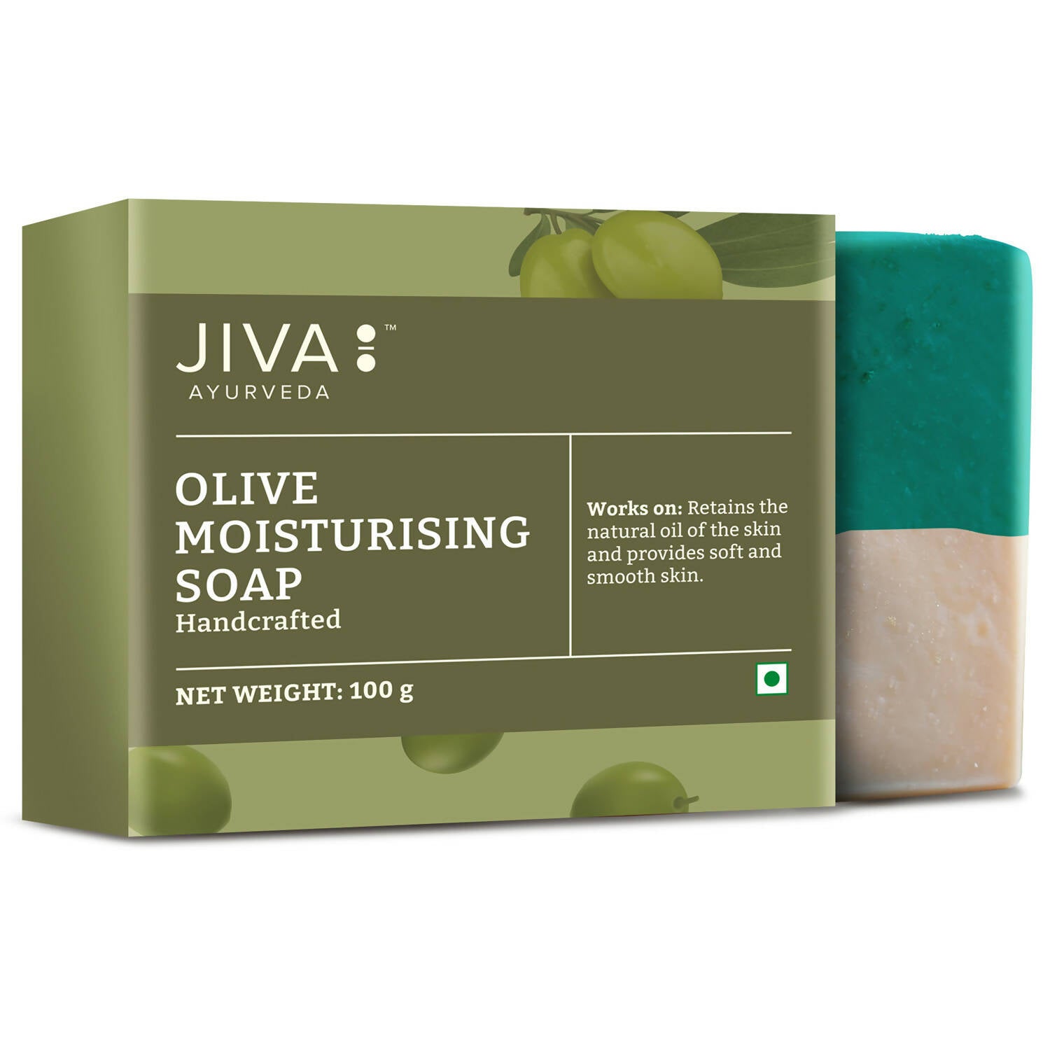 Jiva Ayurveda Olive Moisturising Soap - Grab2buy
