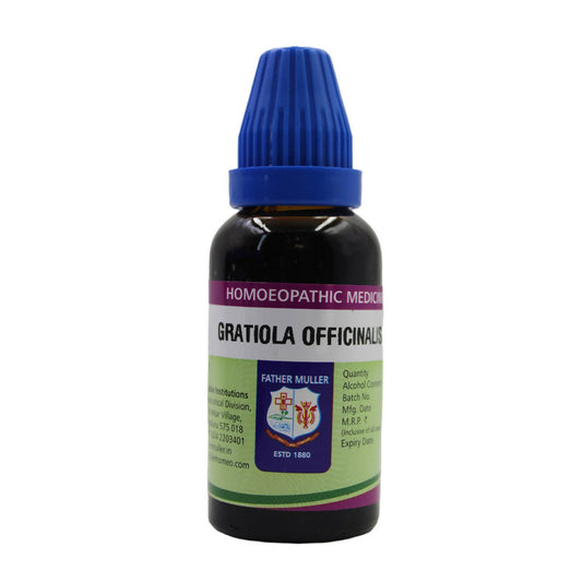 Father Muller Gratiola Officinalis Mother Tincture Q - Grab2buy