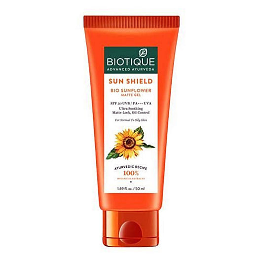 Biotique Advanced Ayurveda Sun Shield Sunflower Matte Gel Grab2Buy Biotique Grab2Buy