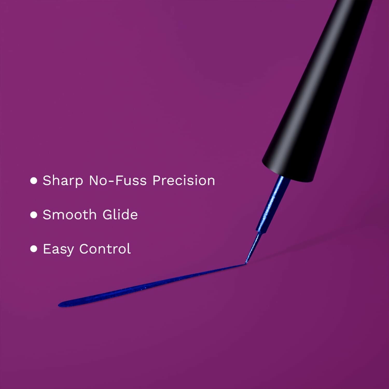 Pilgrim Metallic Eyeliner Blue Rebel, Long Lasting & Smudge Proof Enriched With Argan Oil - Grab2buy