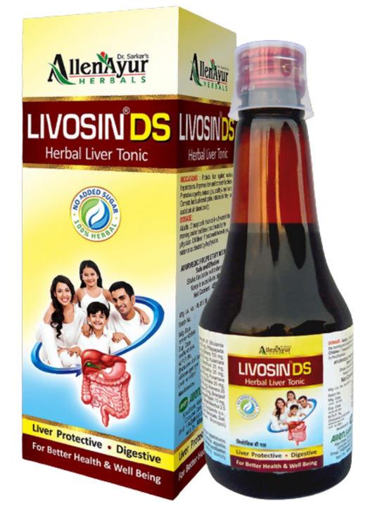 Dr. Sarkar's Allen Ayur Herbals Livosin DS Tonic - Grab2buy