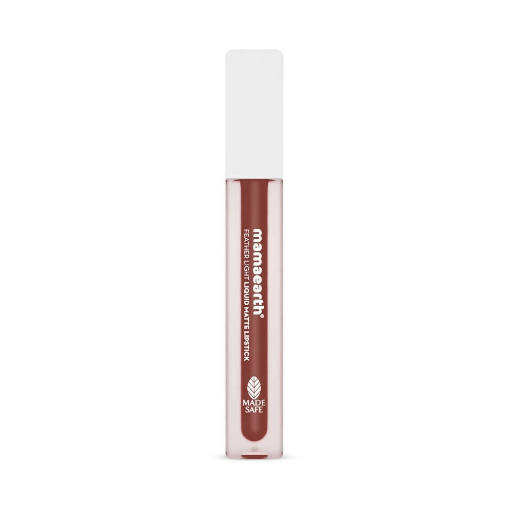 Mamaearth Feather Light Liquid Matte Lipstick - Nude Tea - Grab2buy