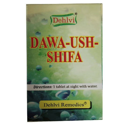 Dehlvi Dawa-Ush-Shifa Tablets – Authentic Unani Herbal General Wellness & Immunity Supplement