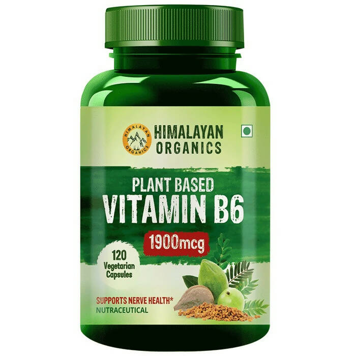 Himalayan Organics Plant-Based Vitamin B6 Capsules — Natural Immune Support Supplement USA | Grab2Buy