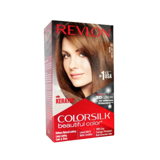 Revlon ColorSilk Light Golden Brown 5G kit