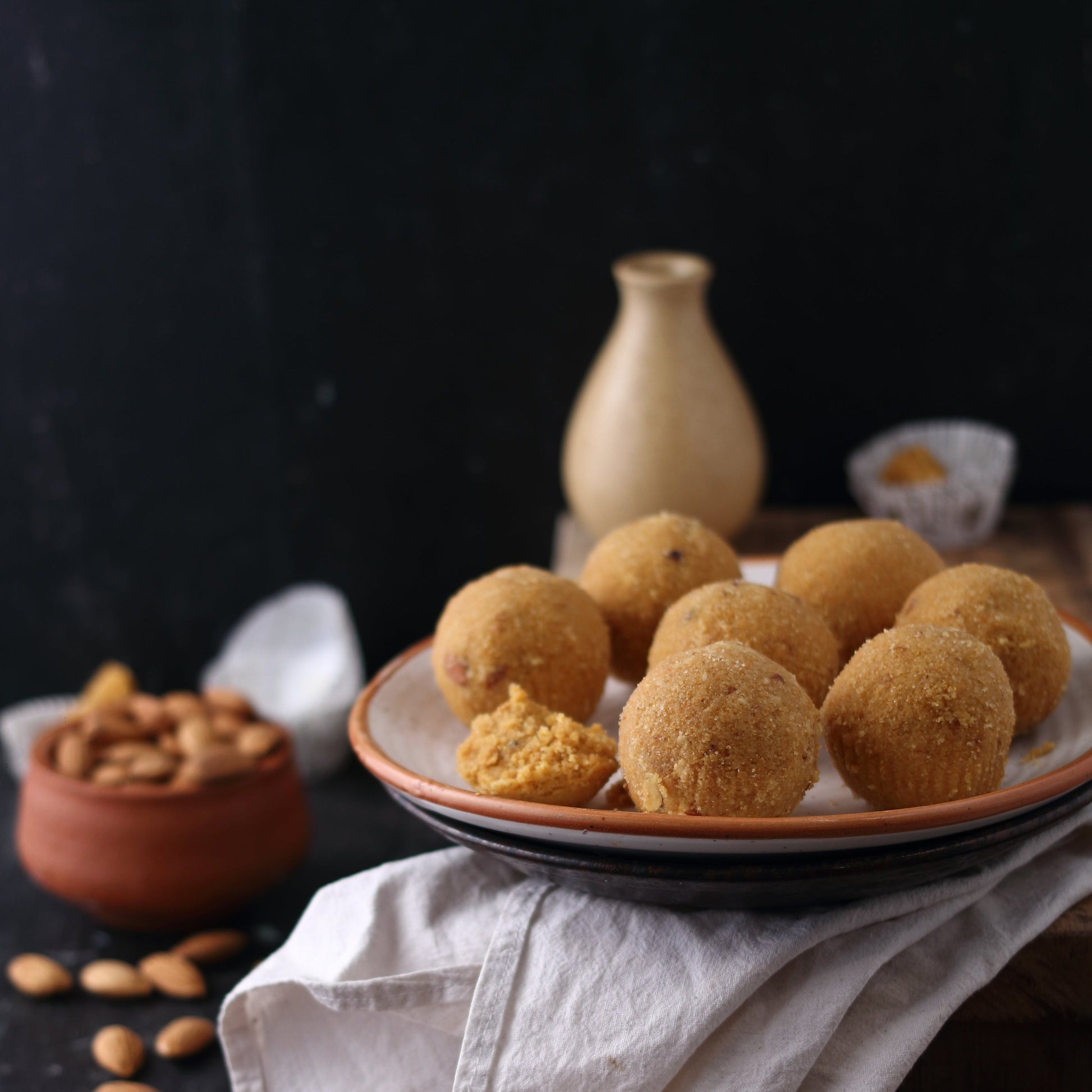 Almond House Besan Laddu 
