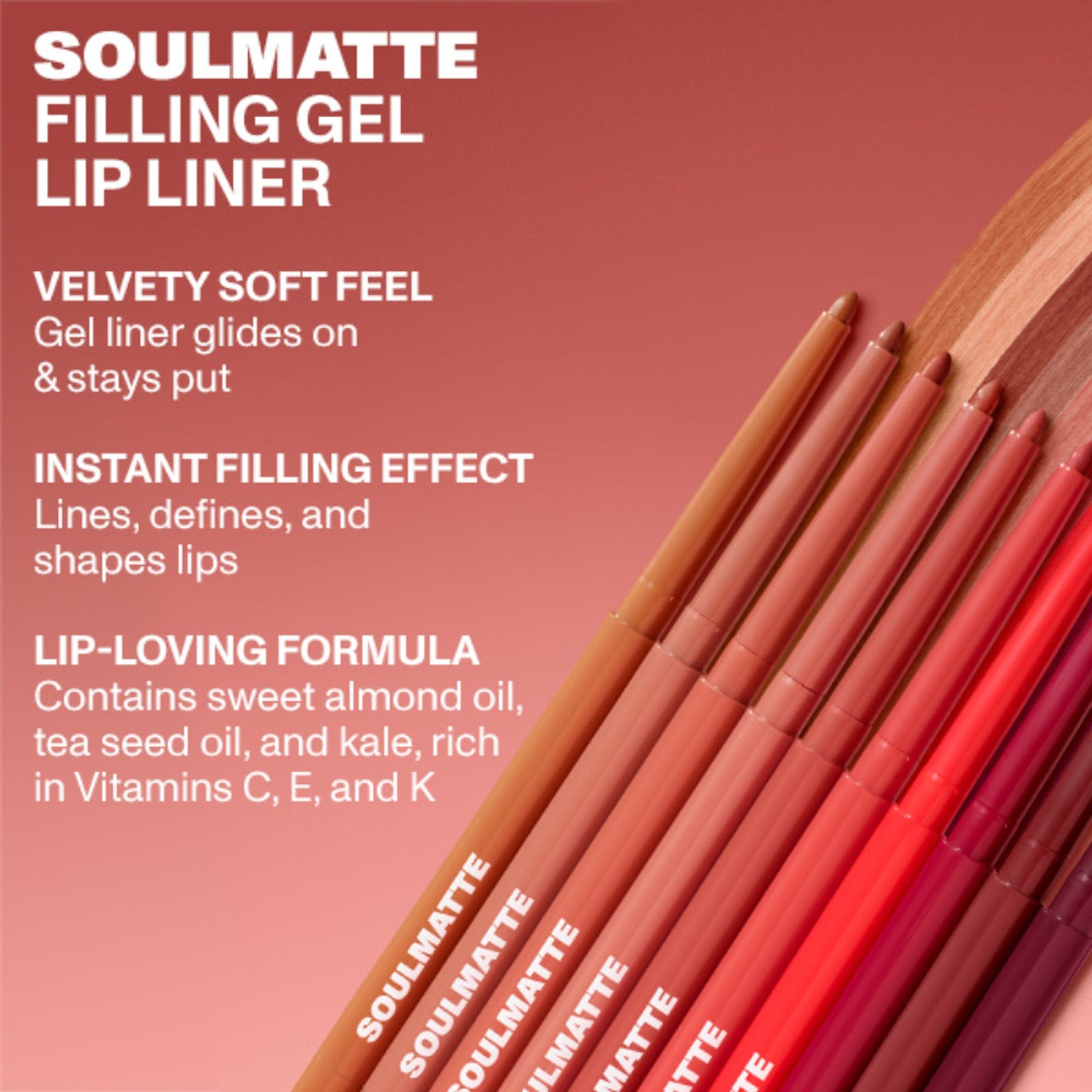 MORPHE Soulmatte Filling Gel Lip Liner - Dearest