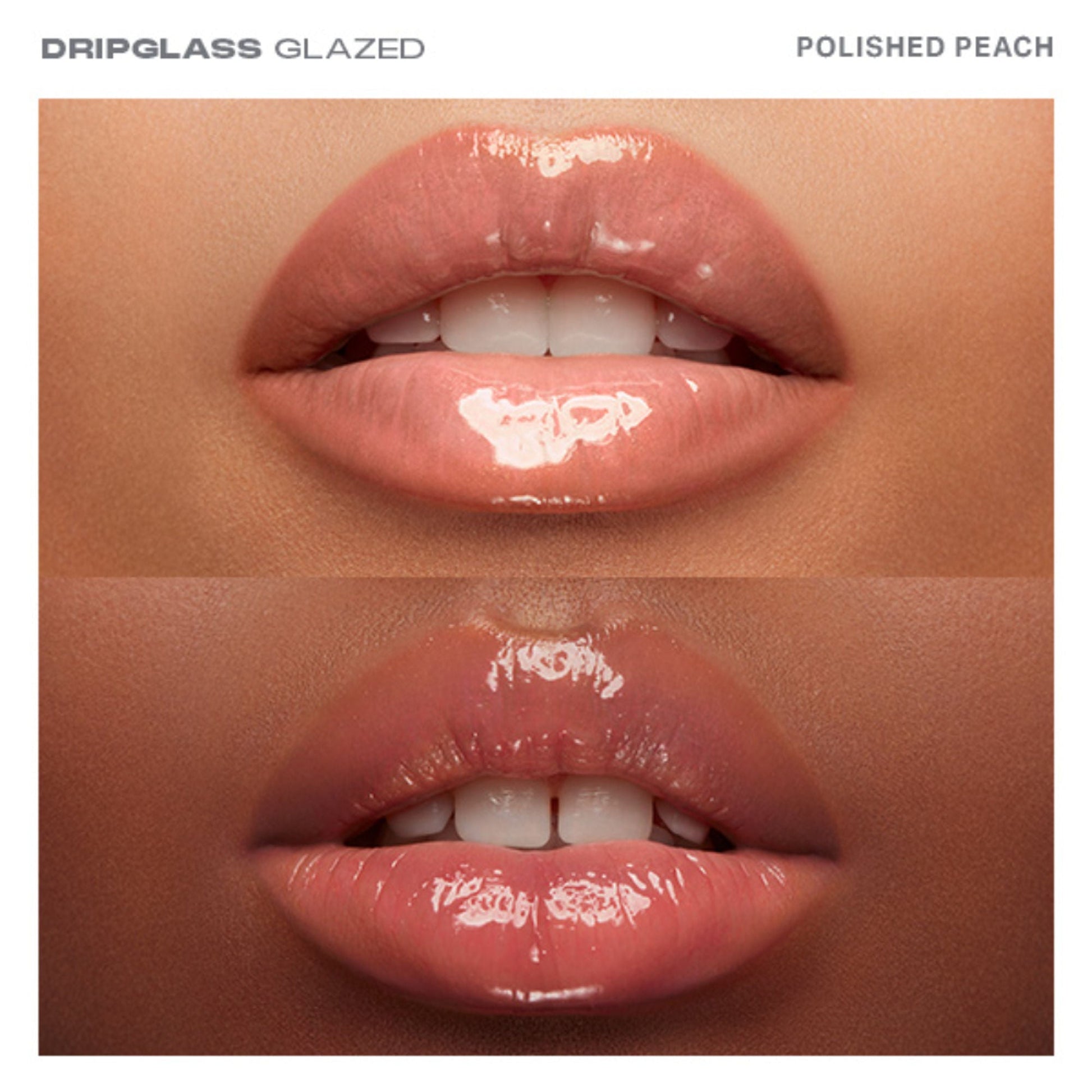 MORPHE Dripglass Glazed High Shine Lip Gloss - Polished Peach