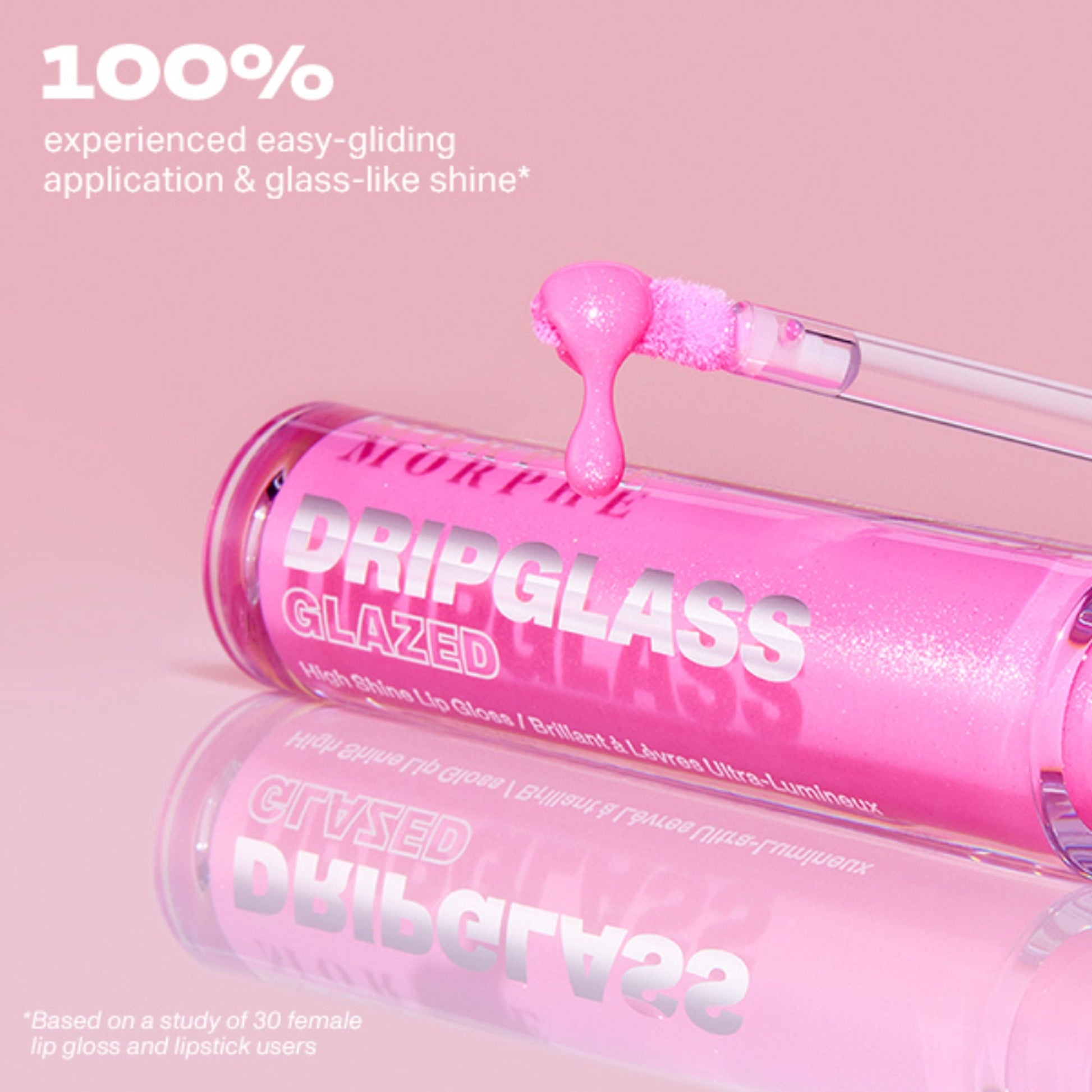MORPHE Dripglass Glazed High Shine Lip Gloss - Raspberry Reflection