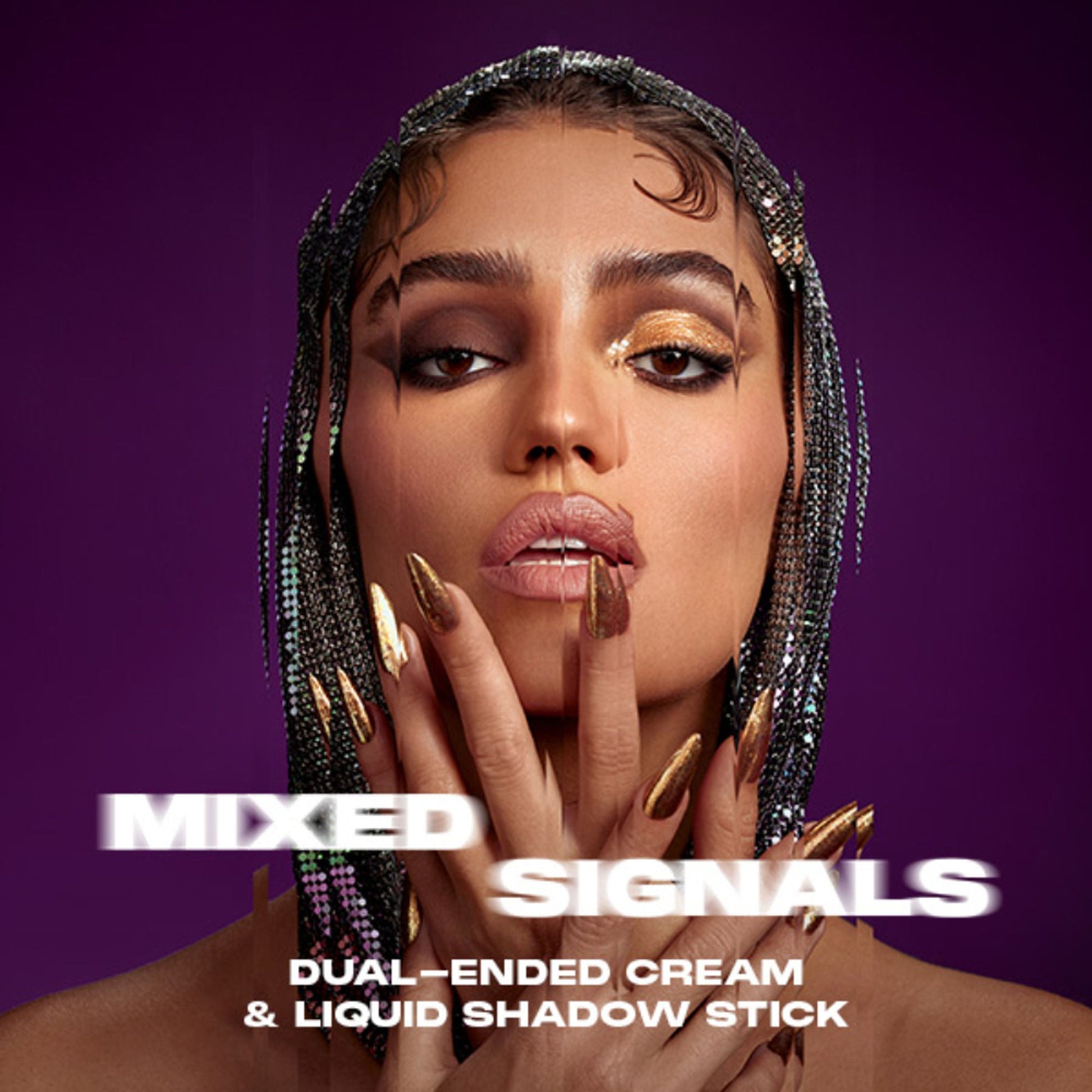 MORPHE Mixed Signals Dual Ended Cream & Liquid Shadow Stick - Bff Fwb