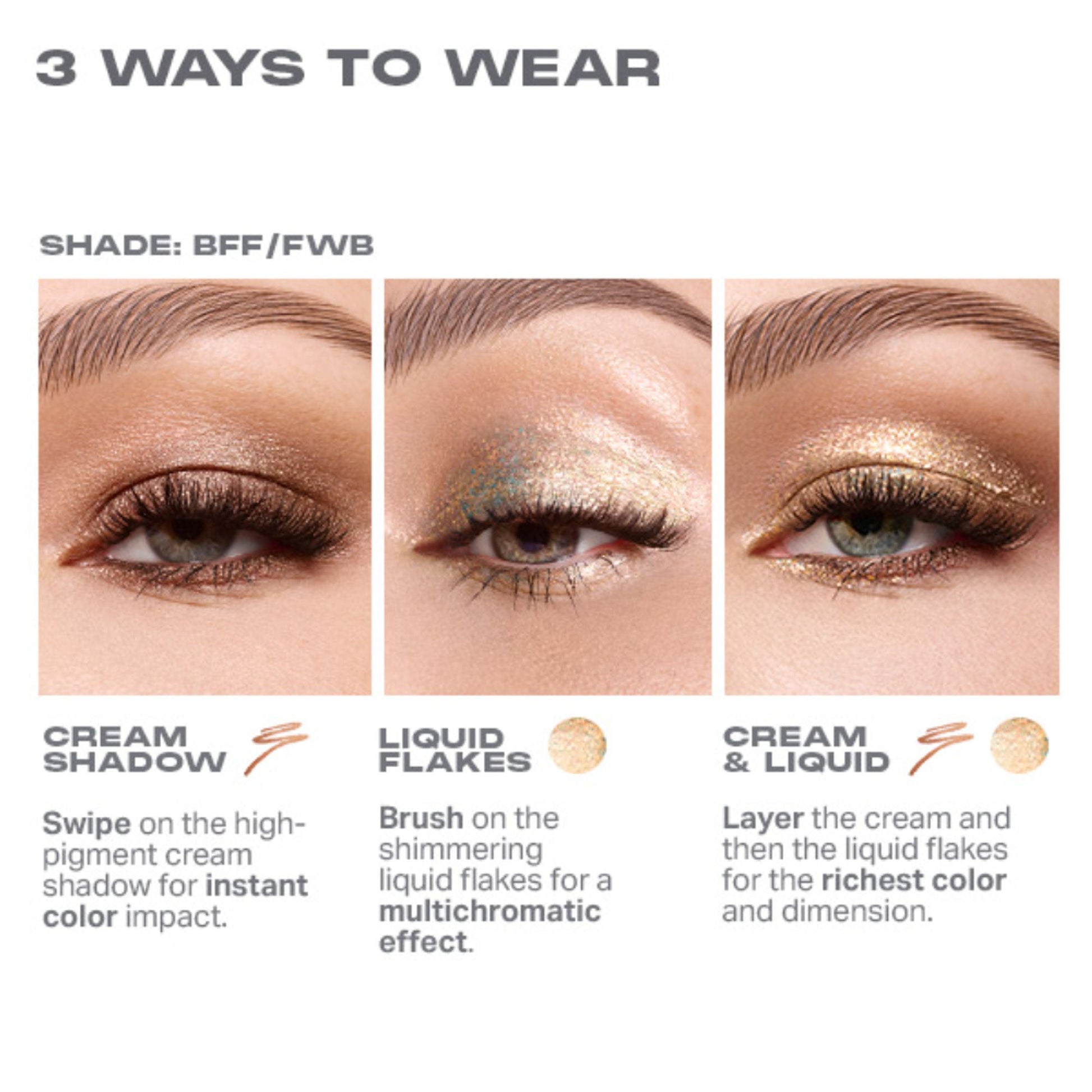 MORPHE Mixed Signals Dual Ended Cream & Liquid Shadow Stick - Flirtatious Faithful