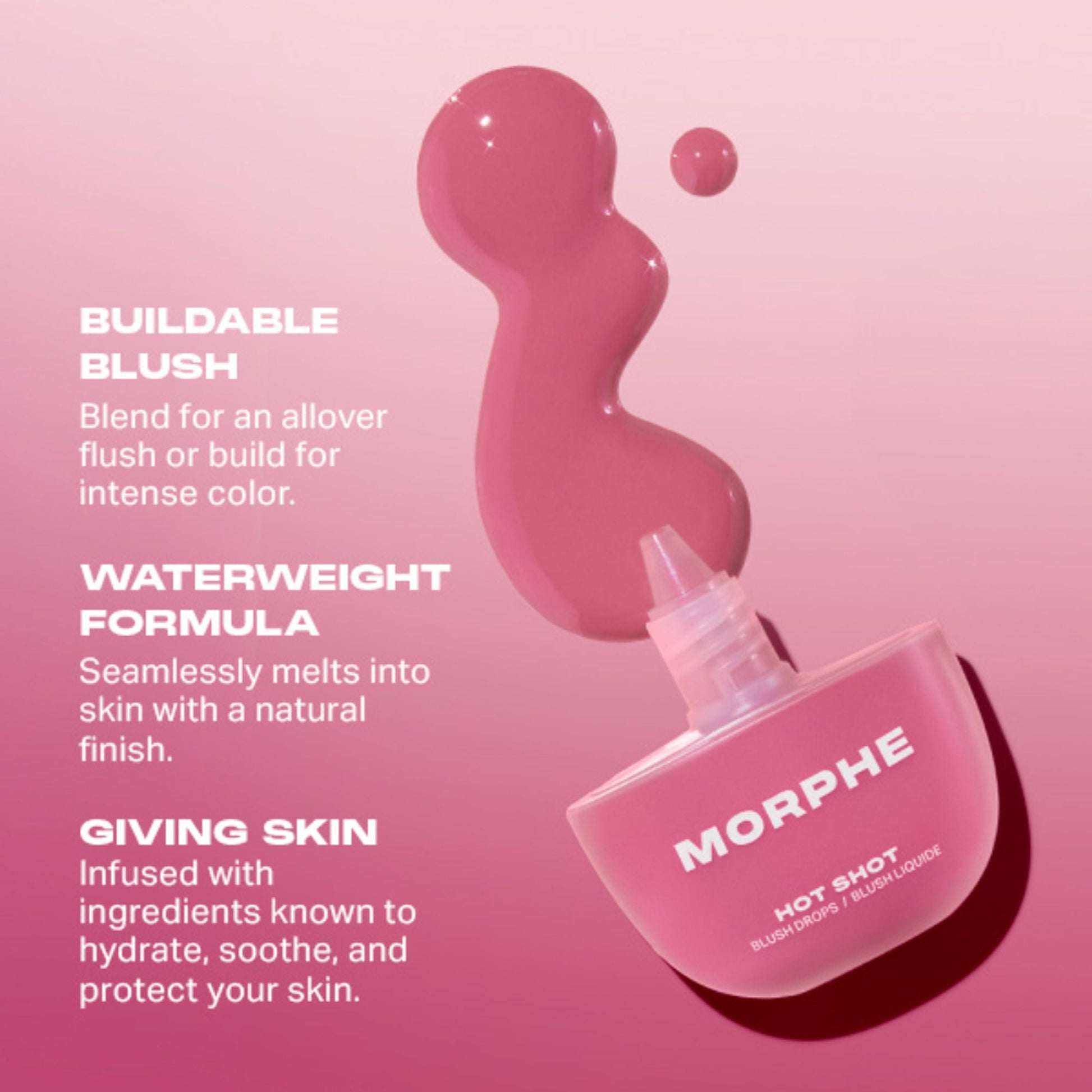 MORPHE Hot Shot Blush Drops - Power Drip